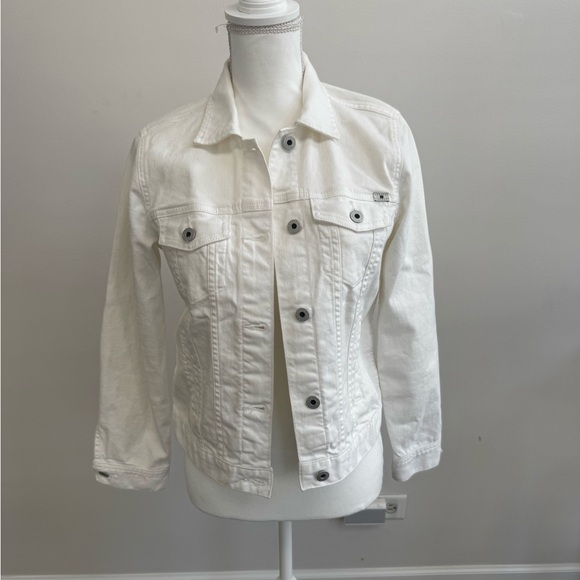 Lucky Brand White Denim Jacket - Picture 1 of 8